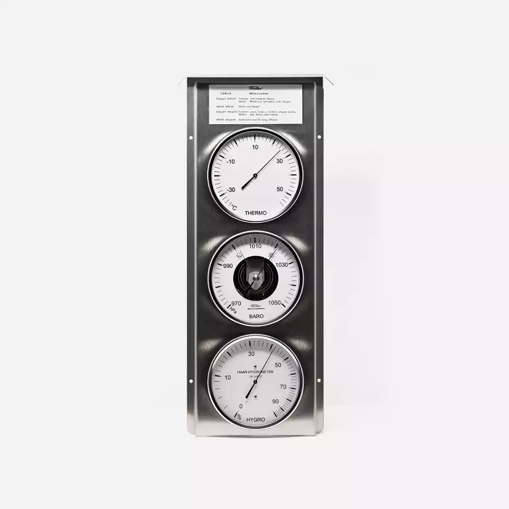 803-01, Outdoor weather station/ Fischer 803-01 아날로그 온도,기압, 습도계 (아웃도어 온습도 기압계)