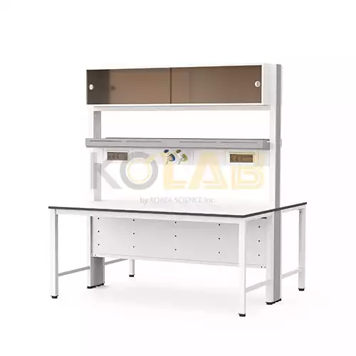 LT-M-W2, LT-S-W2, LT-S-W2-L, LT-C-W2, LT-C-W2-L, Multi-functional Steel Laboratory Table, Center type / 다목적 철재 실험대, 중앙형