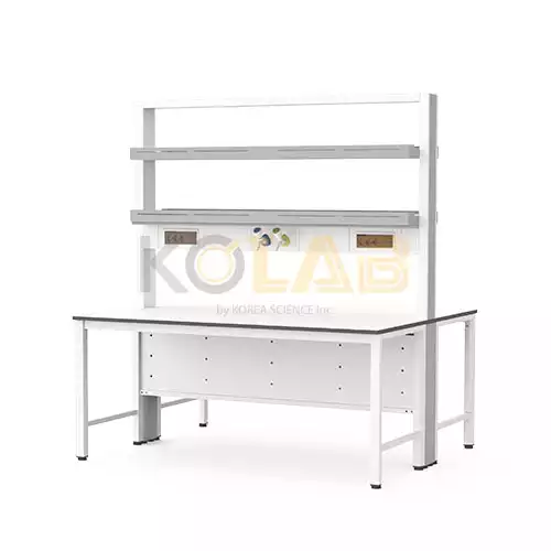 LT-M-W2, LT-S-W2, LT-S-W2-L, LT-C-W2, LT-C-W2-L, Multi-functional Steel Laboratory Table, Center type / 다목적 철재 실험대, 중앙형