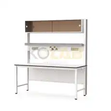 LT-M-W1, LT-S-W1, LT-S-W1-L, LT-C-W1, LT-C-W1-L, Multi-functional Steel Laboratory Table, Wall side type / 다목적 철재 실험대, 벽면형