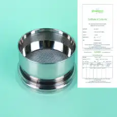 Calibrated Stainless Steel Test Sieve/ 정밀 스테인레스 표준 망체, 자체 성적서 포함, Φ100Xh40mm