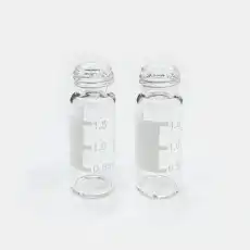 2mL Short Thread Vial(Clear, Amber)  & Red PTFE/White Silicone Septa